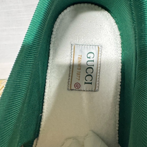 Gucci Tennis 1977 Web Stripe Trainers - Authentic - Picture 8 of 15